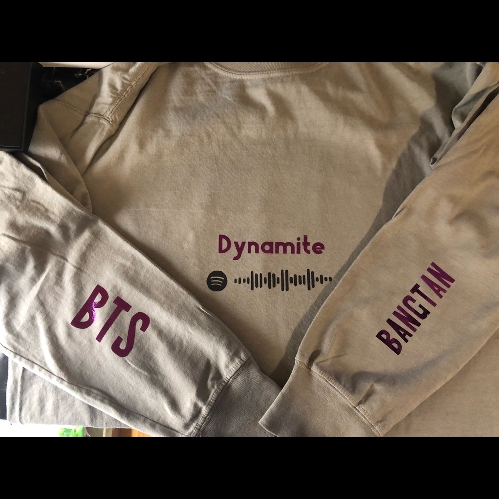 Custom bts long sleeve shirt